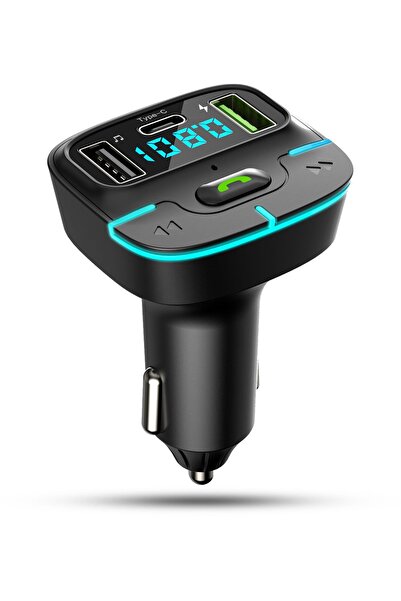 Timebox Modulator FM GZ03, Bluetooth 5.0, hands-free, încărcător auto QC3.0, ...