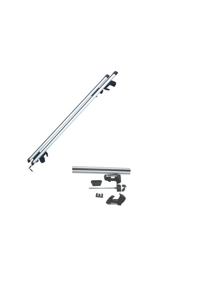 VENUSTAR Set of 2 aluminum crossbars, 120 cm, silver
