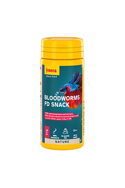 SERA Bloodworms FD Snack 50ml 4,5g Donmuş Kan Kurdu