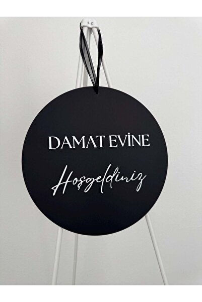 Evsay Damat Evine Hoşgeldiniz Kapı Süsü 28 Cm