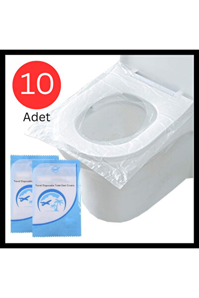 tg tek-iş global 10 Pack Disposable Toilet Seat Covers for Travel, Foldable, ...