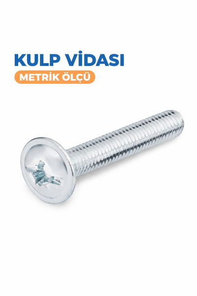 Kulp Vidası m4x12 100 Adet