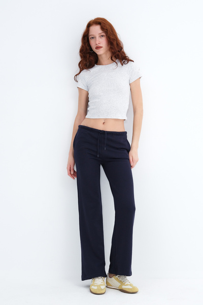 Addax Pocketed Wide Leg Tracksuit Eşf10689