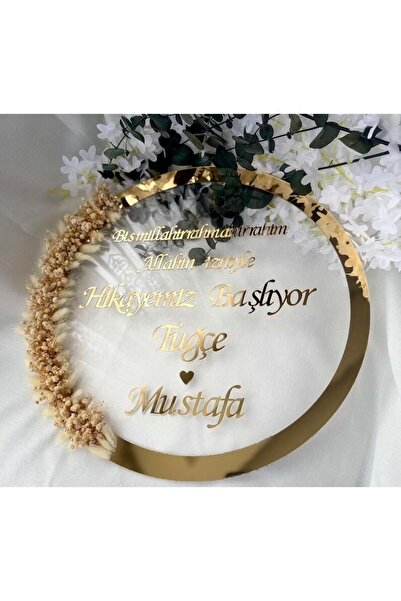 Evsay Hikayemiz Başlıyor Yazılı Kişiye Özel Kapı Süsü Düğün Nikah Nişan Kapı ...