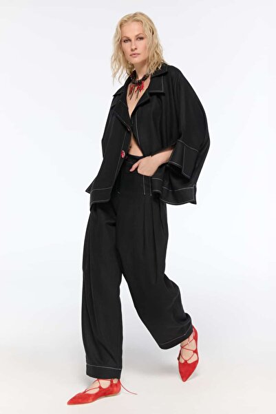 LAMANTE Salaş Keten Ceket