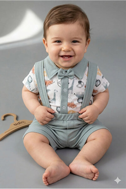 Harry&Millie Baby Boy Salopet Set Baby Gift