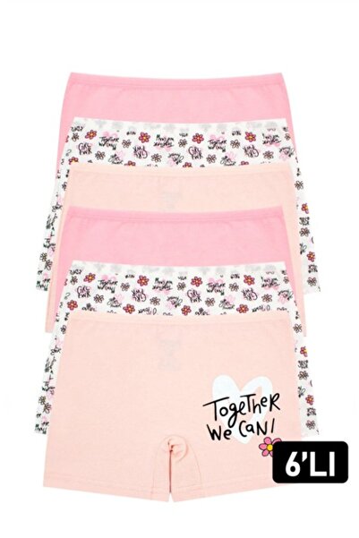 CSN CASANO Girl's 6-Piece Printed Boxer