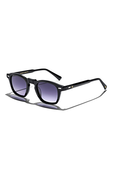 EYE OF HORUS Eoh4025 C1 Black Acetate Unisex Sunglasses