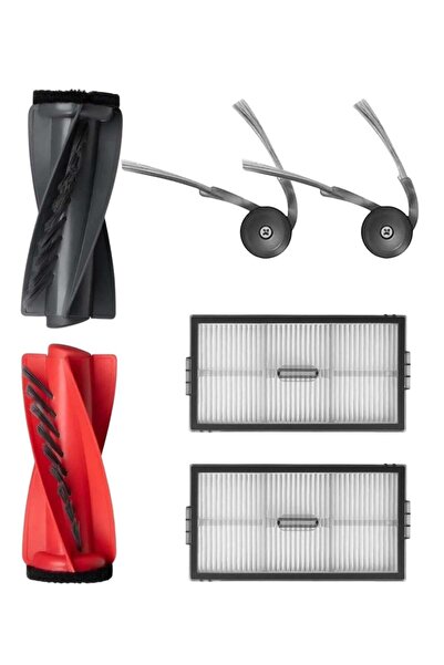 Roborge مجموعة قطع غيار متوافقة مع مكنسة روبوروك كيو ريفو كيرف إكس الروبوتية،...