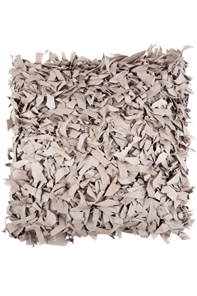 In The Mood Collection Decorative cushion with Leather strips 45x45cm