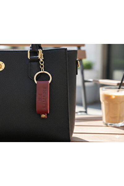 tozren El Yapımı Kişiye Özel Baskılı Deri Anahtarlık - Sevgiliye/Arkadaşa Hed...