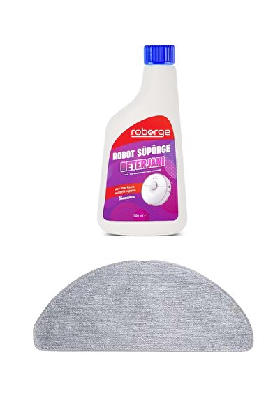 Roborge Roborock Q10P Robot Aspirator cu mop + Detergent pentru aspirator rob...