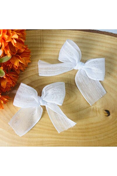 parıltı organizasyon كتان شريطًا جاهزًا للزينة 30 قطعة باللون الأبيض هدية للو...