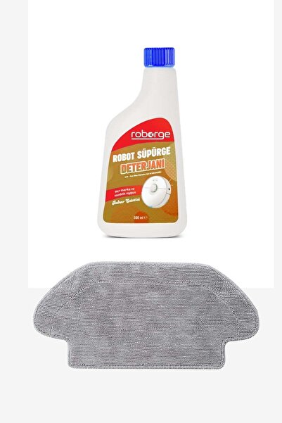 Roborge Pânză de mop pentru aspirator robot Viomi V3 + Detergent pentru aspir...