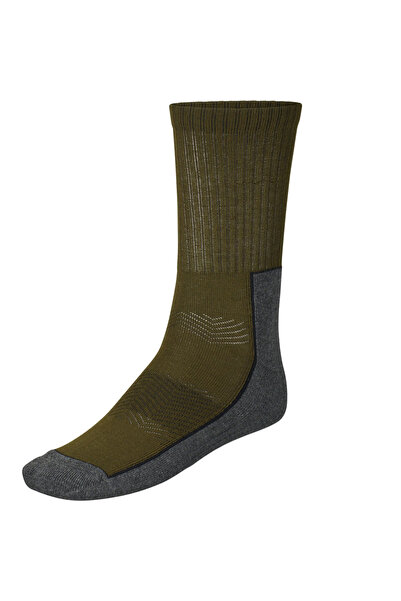 Seeland Elements, Field- 3 Pack, Pine Green/Dark Grey Socks