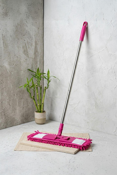 NESS HOME Myclean 60 Cm Islak-Kuru Mikrofiber Şönil Püsküllü Yedek Markarna M...