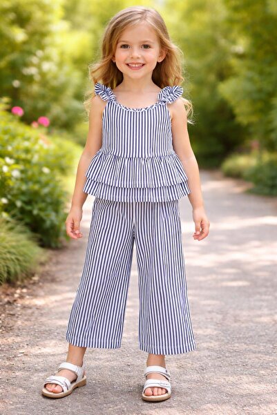 ALEXANDERGARDI Costum dublu pentru copii cu cu dungi pantaloni