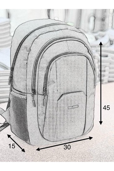 vier adler münster Laptop bölmeli Sırt Çantası Okul çantası Günlük çanta