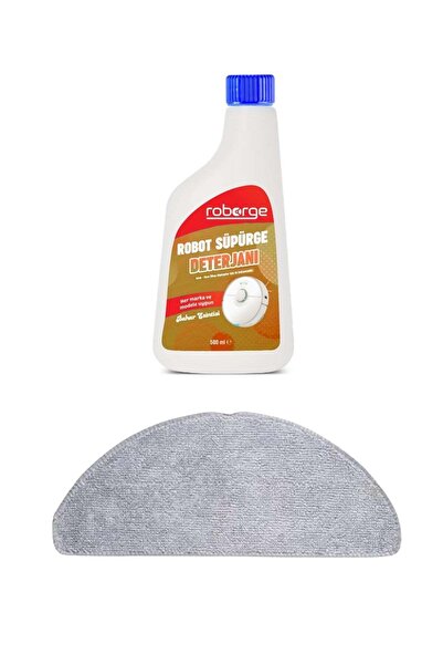 Roborge روبروك Q10PRobot مكنسة كهربائية روبوتية مع قطعة قماش للمسح + منظف للم...