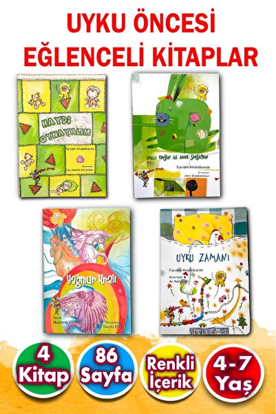 Harika Çocuk Yayınları Uyku Öncesi Eğlenceli Hikayeler Seti – 4 Kitap 86 Sayf...