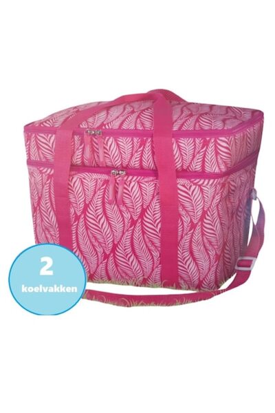 OEM Geantă frigorifică - Geantă de picnic - 24 litri - 2 compartimente răcoro...