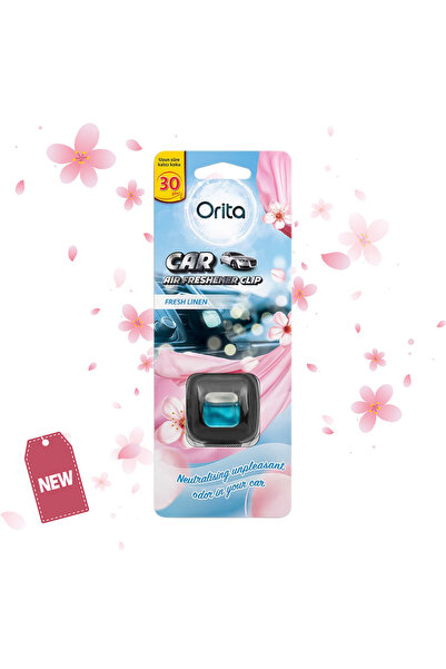 Orita Klipsli Araç Kokusu Fresh Linen 2 ml