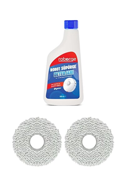 Roborge Roborock Q Revo Pro Robot Aspirator cu lavetă de mop + Detergent pent...