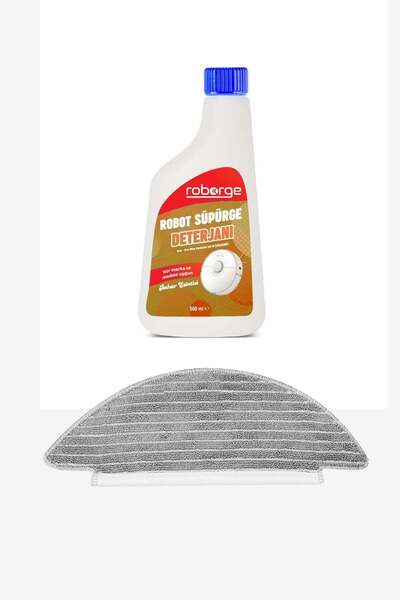 Roborge قطعة قماش للتنظيف بالمكنسة الكهربائية الروبوتية فيومي V5 برو + منظف ا...