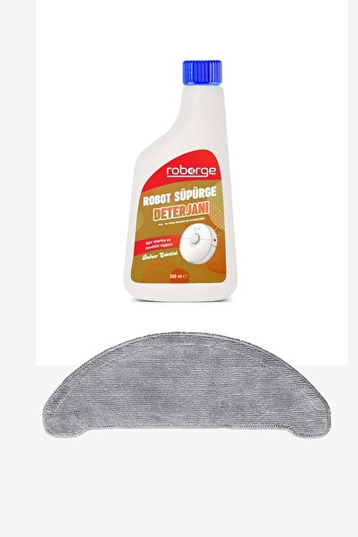 Roborge Pânză de mop pentru aspirator robot Viomi S9 + Detergent pentru aspir...