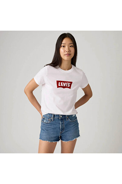 Levis Γυναικείο T-Shirt με Γραφικό Σχέδιο σε Λευκό 005GV-0024