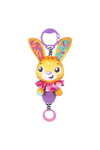 Playgro Musical toy to hang on the stroller bunny Orange/Pink