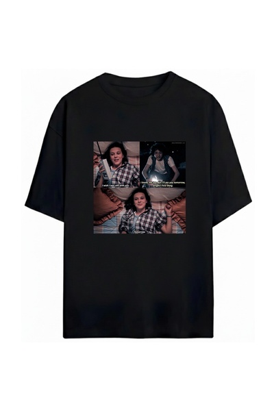 SVART WEAR Stranger Things Baskılı Unisex Oversize T-Shirt