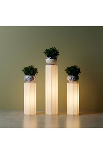 MYASEM STORE Slim Stand LED Set 3 Pieces