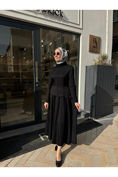 TERZİ DÜKKANI Td4643 Five Piece Detailed Women's Suit Black