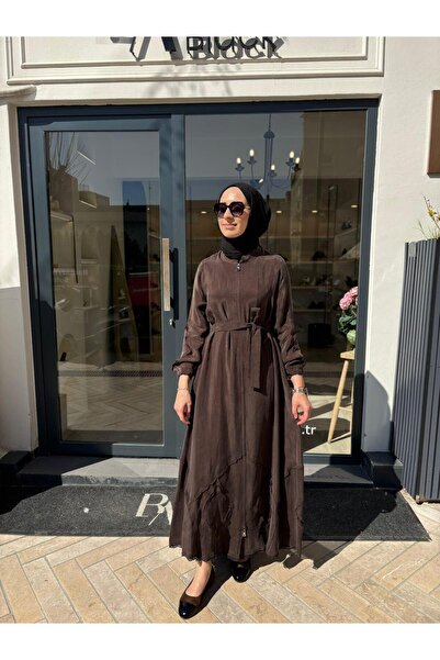 MissWhence 39500 Lace Detail Women's Ferace Brown