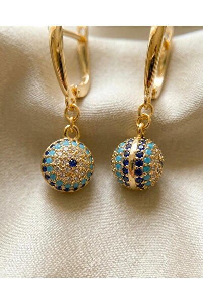 Aymer Bijuteri Xuping Jewelry Nazar Boncuklu Küpe