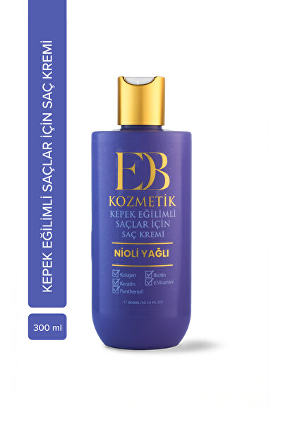 EDB Kozmetik Kepek Eğilimli Saçlar İçin Saç Kremi – Nioli Yağlı (300 ml)