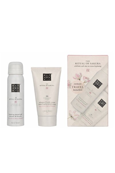 Rituals Set de călătorie Ritual of Sakura – Gel de duș spumant 50 ml și cremă...