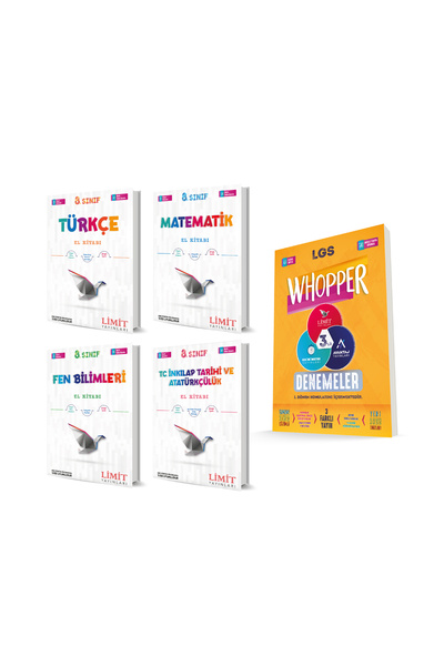 Limit Yayınları Limit 8. Sınıf Konu Anlatım ve Deneme Seti
