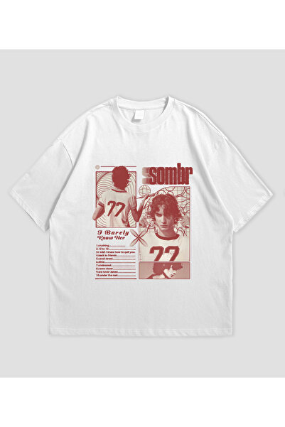 SVART WEAR Sombr Printed Oversized Unisex T-Shirt