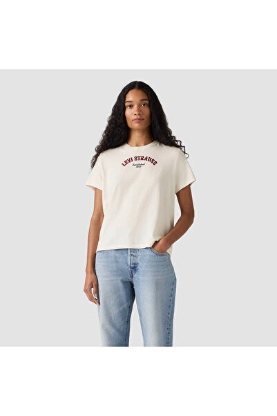 Levis Γυναικείο T-Shirt με Γραφικό Σχέδιο σε Λευκό 008BX-0005