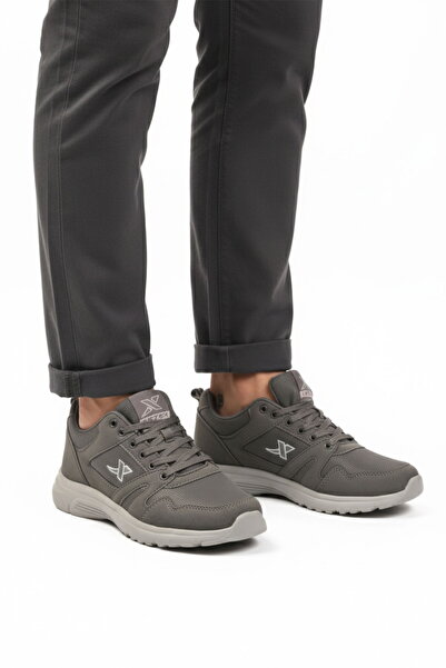 Aspor Smoked Large Size Lace-Up Men's Sports Shoes