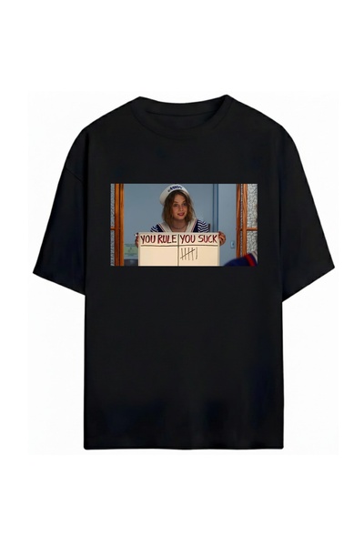 SVART WEAR Μπλουζάκι Stranger Things με στάμπα, unisex, oversized