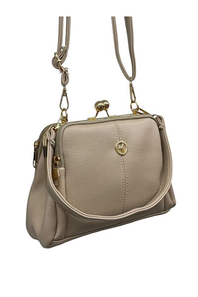 Meryem Çanta Women's 4-Compartment Lined Scholarship Bag with Gold Detailing ...