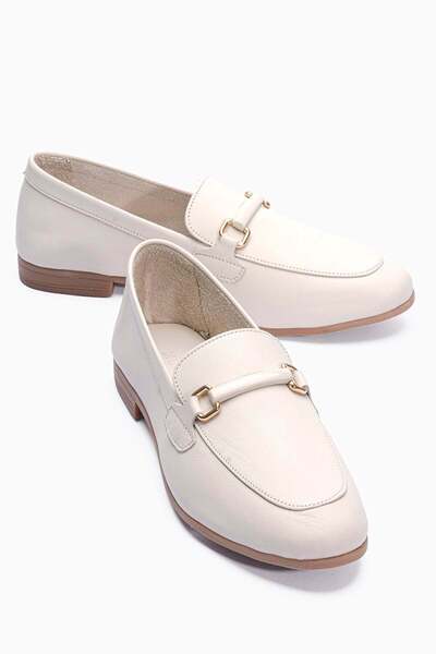 Mubiano Γυναικεία Γνήσιο Δέρμα Μπαλαρίνα Μεταλλικό Λεπτομέρεια με αξεσουάρ μο...