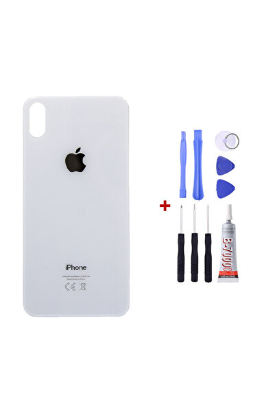 Yedcom Iphone XS MAX Beyaz Arka Cam Kapak Arka Pil Kapağı
