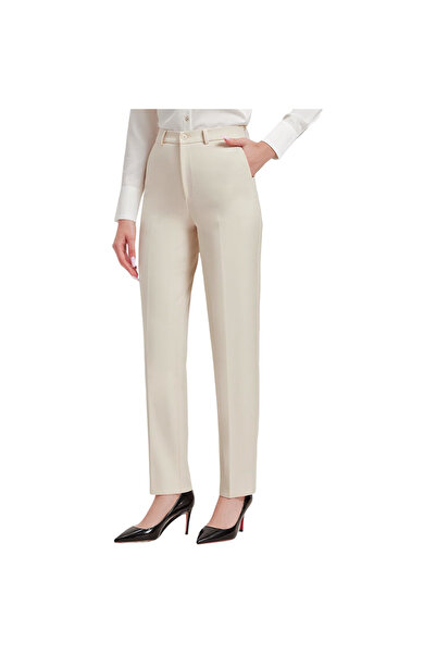 OEM Zylioo Pantaloni Costum Dama Tall Fit, 3XL, Bej, Office, Non-Iron