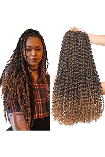 OEM Leeven Păr Sintetic Water Wave - Passion Twist - mărime 45cm - Cupru - Cr...