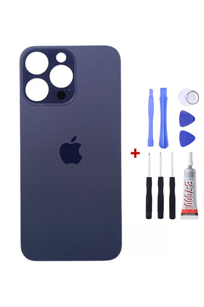 Yedcom Iphone 14 PRO MAX Mor Arka Cam Kapak Arka Pil Kapağı