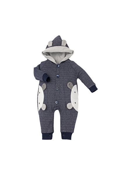 Baby Cara Baby Jumpsuit – Turkish Cotton Animal Ear Hood Design